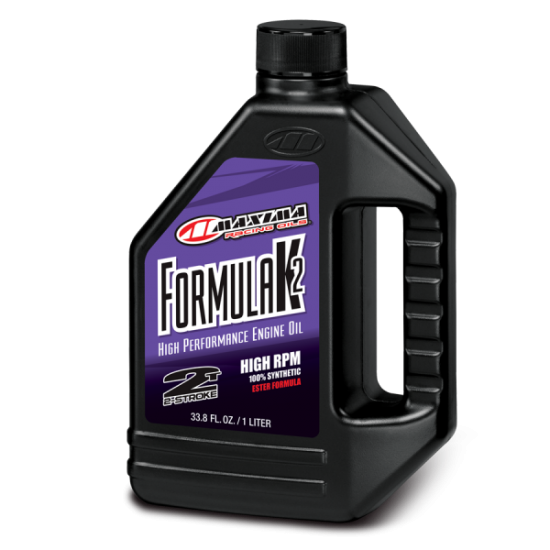 1 Liter/33.8oz Maxima Racing Oils Formula K2 High Rpm 2-Stroke High Performance Engine Oil (22901)