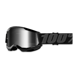Strata 2 Youth Black 100% Goggle - Mirror Silver Lens (50521-252-01)