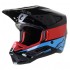 Medium SM5 Bond Helmet Gloss Black/Red/Cyan (8303522-1377-M)